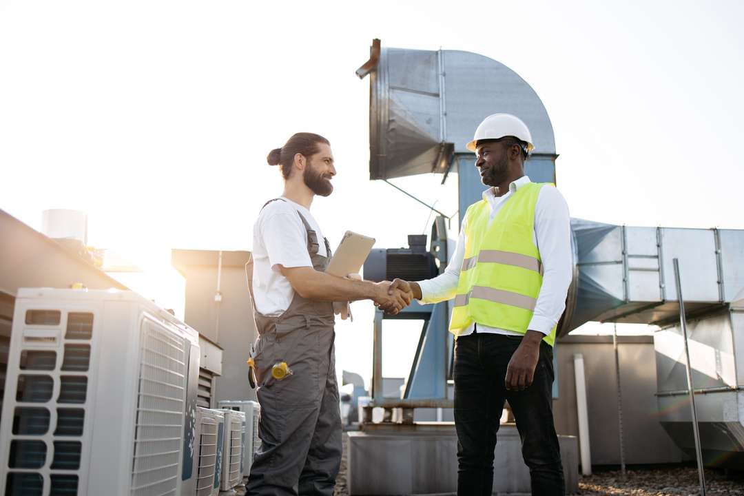 HVAC business owner working with Grow My Digital